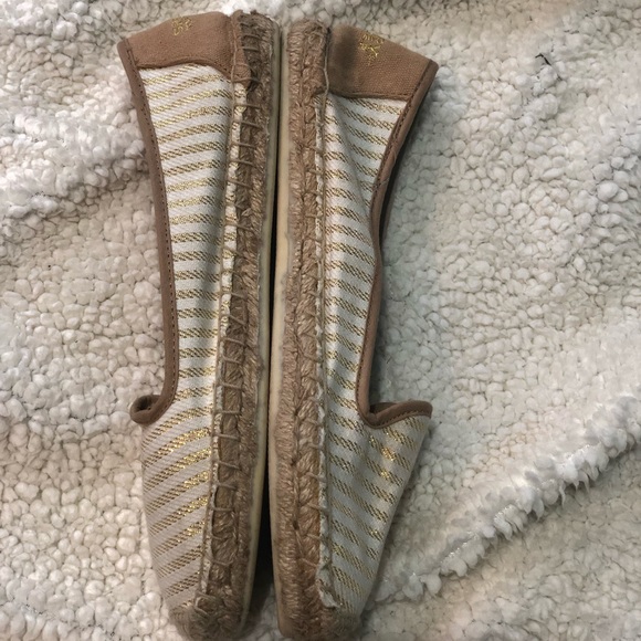 Sperry Gold and White Espadrille - Picture 3 of 6